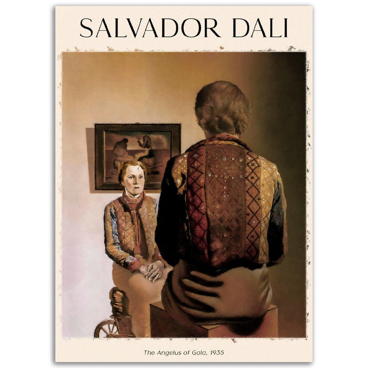 Der Angelus von Gala (Porträt von Gala), 1935 Salvador Dali (1904-1989) - Printree.ch Kunst, Malen, Maler, Malerei, Meisterwerk