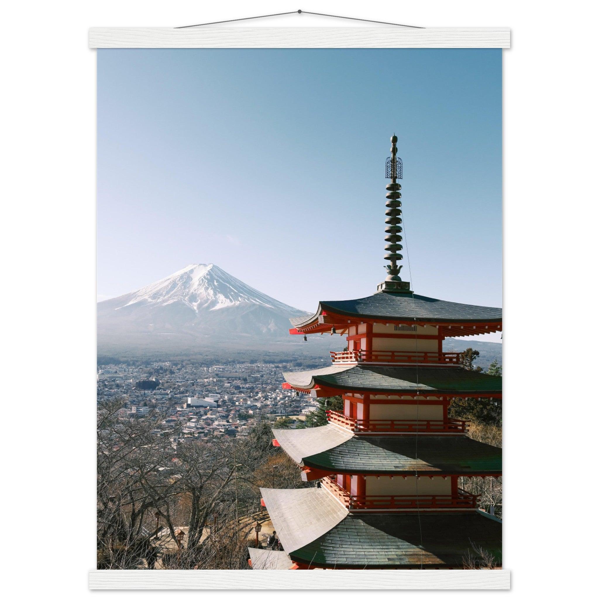 Chureito Pagode in Fujiyoshida, Yamanashi - Printree.ch Aussichtspunkt, Chureito-Pagode, Foto, Fotografie, Fotospot, Fuji-Berg, Fujiyoshida, Herbstlaub, Japan, japanische Kultur, Kirschblüten, Reisen, Sehenswürdigkeit, unsplash, Yamanashi