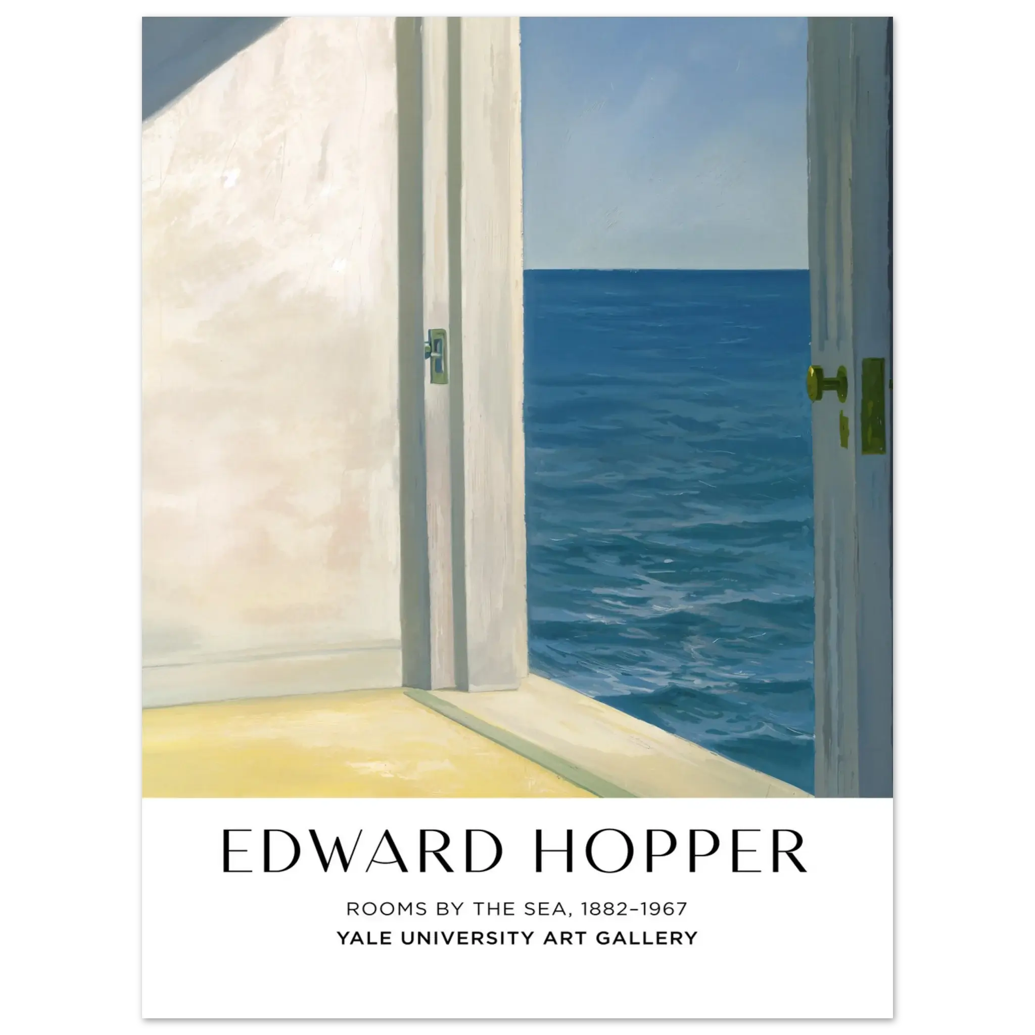 Rooms by the Sea (Edward Hopper, 1951), Hochwertiger Kunstdruck,  21x29.7 cm / 8x12"-A3 (29.7 x 42  cm)-45x60 cm / 18x24″-50x70 cm / 20x28″-60x80 cm / 24x32″-70x100 cm / 28x40″,  Printree.ch