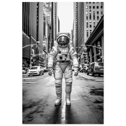 Astronaut 5th Avenue - Printree.ch AI, Andri Hofmann, Poster, Raumfahrt