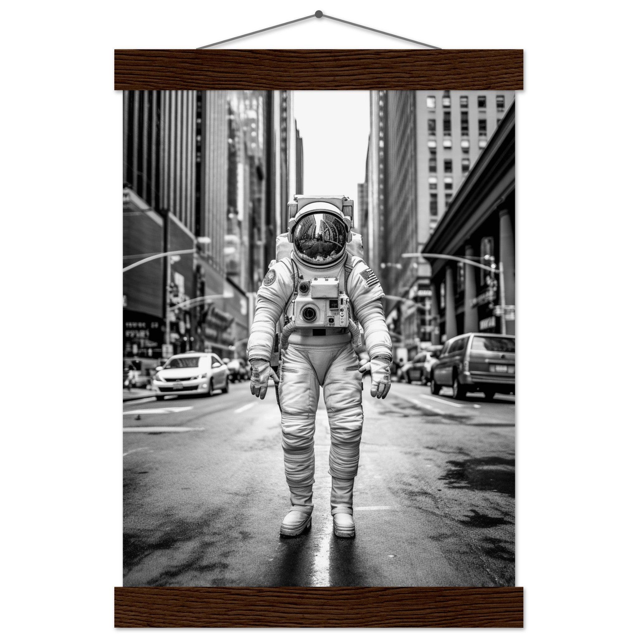 Astronaut 5th Avenue - Printree.ch AI, Andri Hofmann, Poster, Raumfahrt