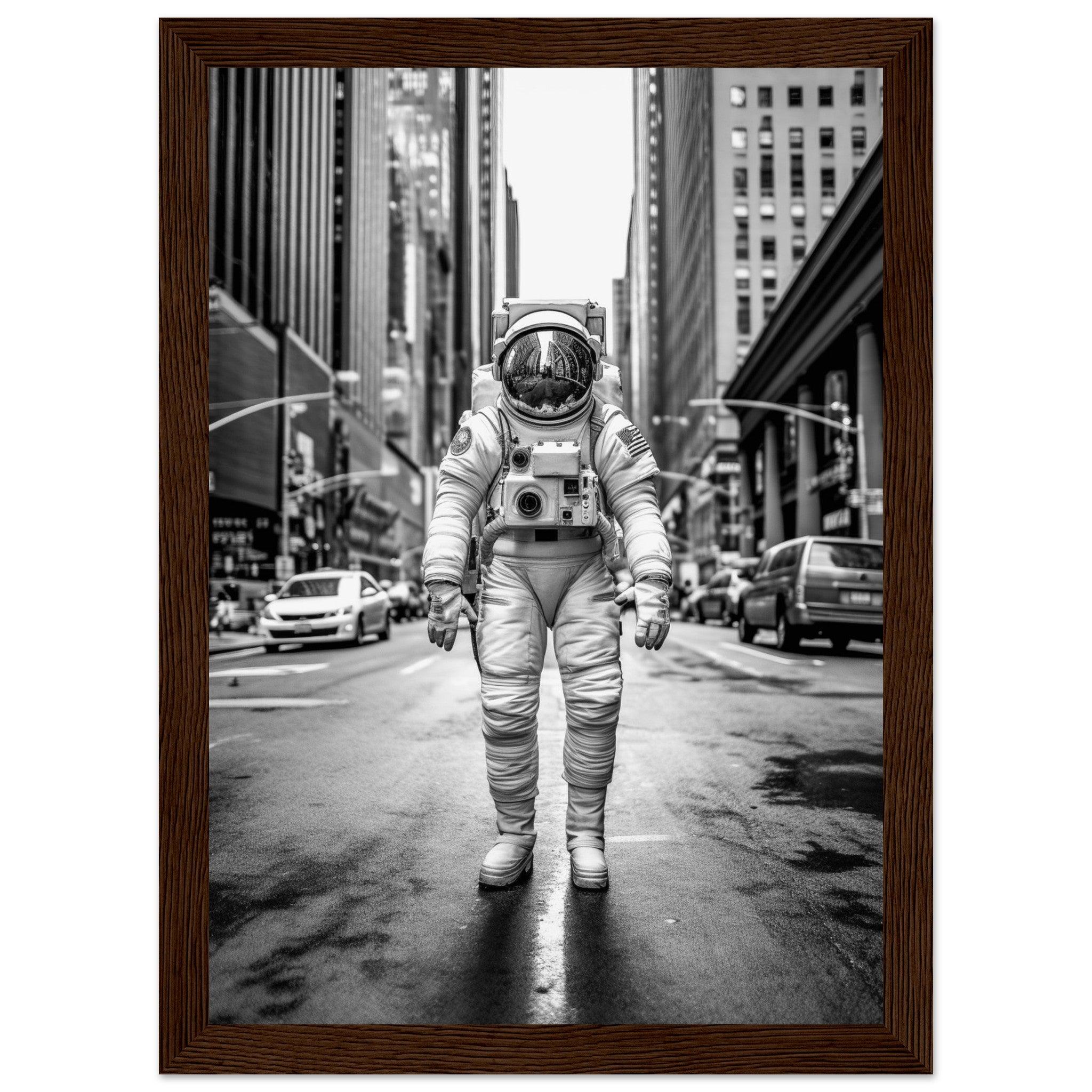 Astronaut 5th Avenue - Printree.ch AI, Andri Hofmann, Poster, Raumfahrt