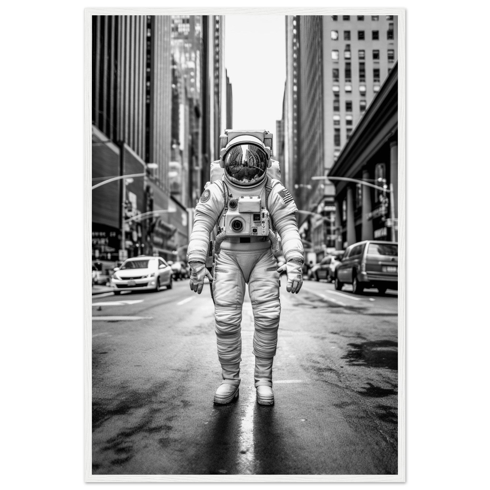 Astronaut 5th Avenue - Printree.ch AI, Andri Hofmann, Poster, Raumfahrt