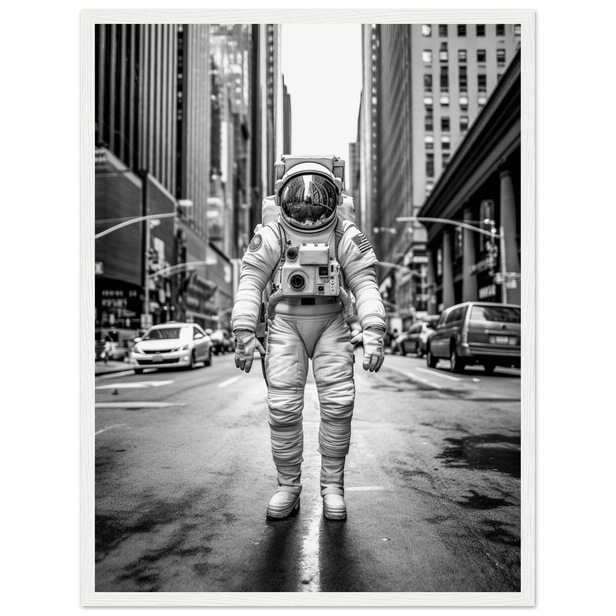 Astronaut 5th Avenue - Printree.ch AI, Andri Hofmann, Poster, Raumfahrt