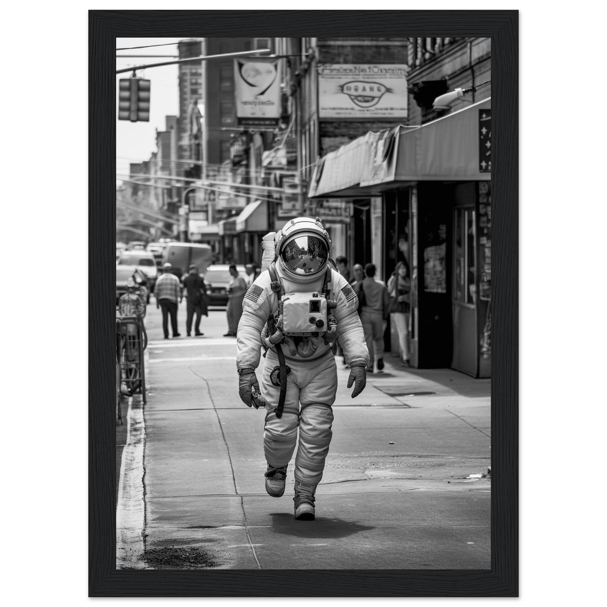 Astronaut Bronx - Printree.ch AI, Andri Hofmann, Poster, Raumfahrt