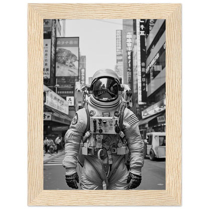 Astronaut Japan - Printree.ch AI, Andri Hofmann, Poster, Raumfahrt