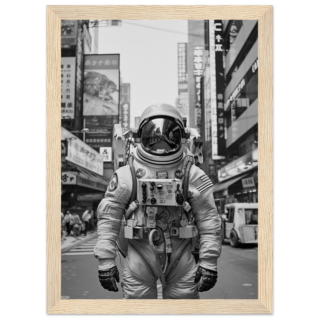 Astronaut Japan - Printree.ch AI, Andri Hofmann, Poster, Raumfahrt