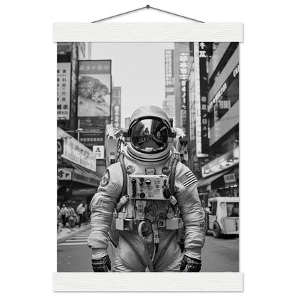 Astronaut Japan - Printree.ch AI, Andri Hofmann, Poster, Raumfahrt