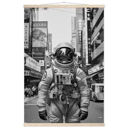 Astronaut Japan - Printree.ch AI, Andri Hofmann, Poster, Raumfahrt