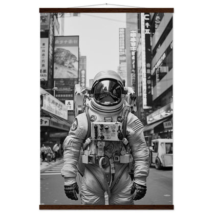 Astronaut Japan - Printree.ch AI, Andri Hofmann, Poster, Raumfahrt