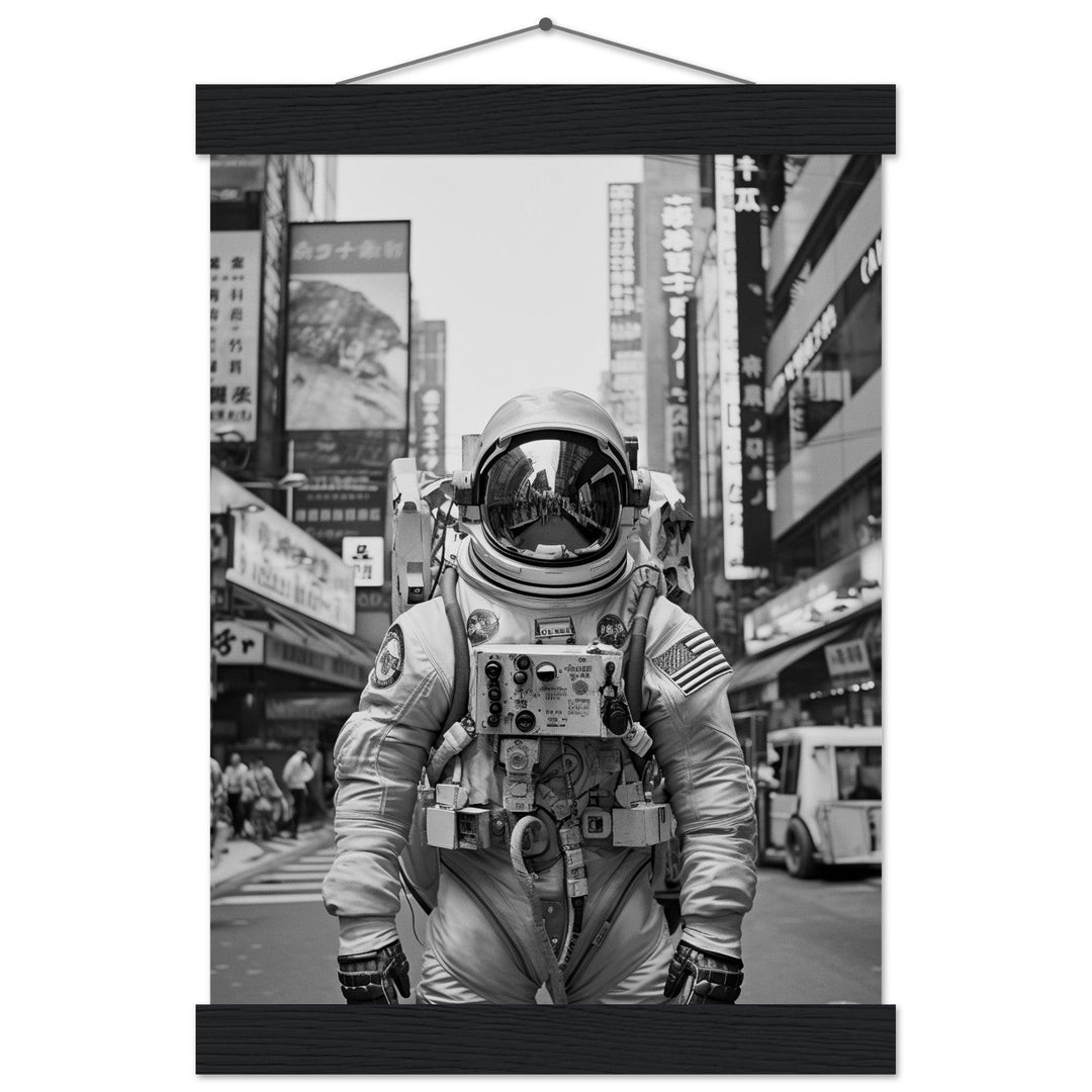 Astronaut Japan - Printree.ch AI, Andri Hofmann, Poster, Raumfahrt