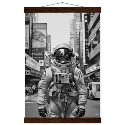 Astronaut Japan - Printree.ch AI, Andri Hofmann, Poster, Raumfahrt