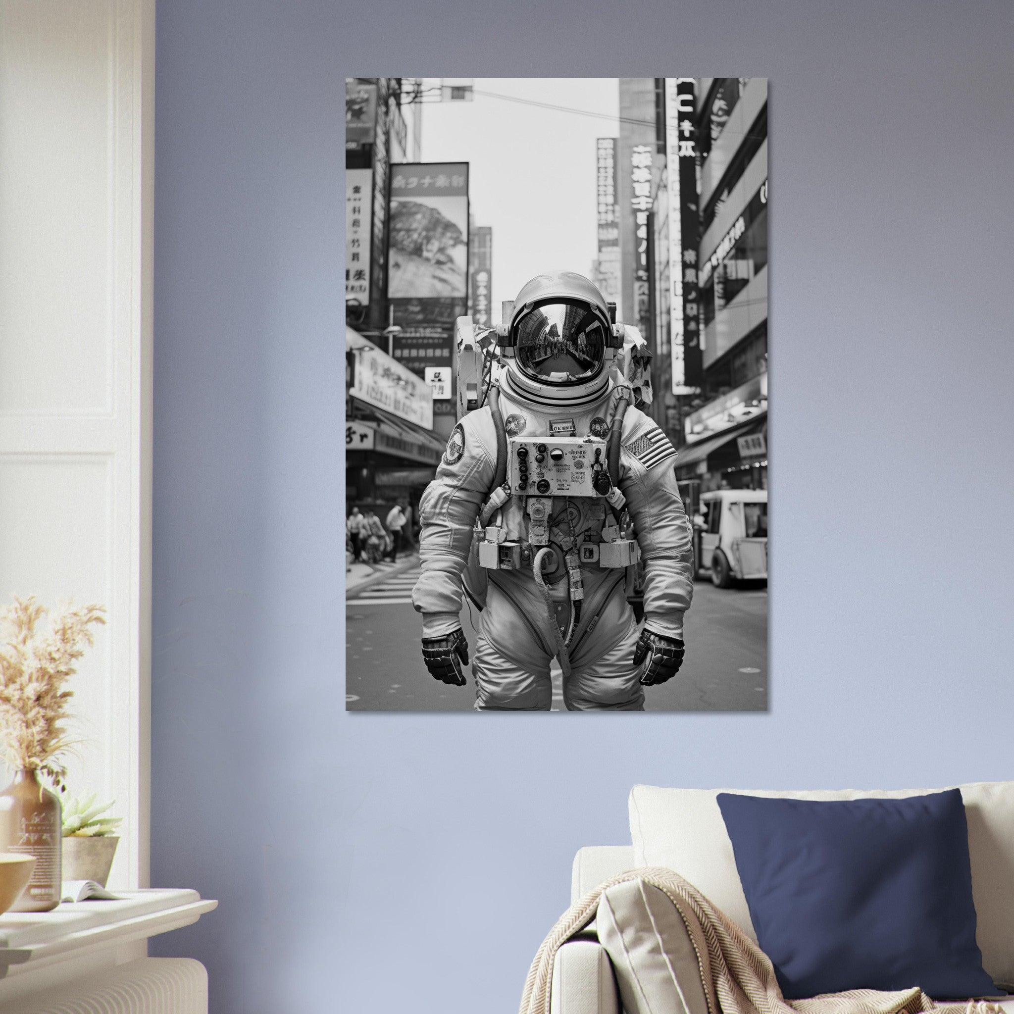 Astronaut Japan - Printree.ch AI, Andri Hofmann, Poster, Raumfahrt