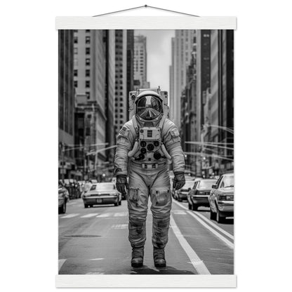 Astronaut NYC - Printree.ch AI, Andri Hofmann, Poster, Raumfahrt