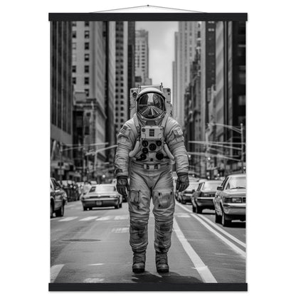 Astronaut NYC - Printree.ch AI, Andri Hofmann, Poster, Raumfahrt