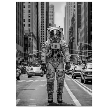 Astronaut NYC - Printree.ch AI, Andri Hofmann, Poster, Raumfahrt