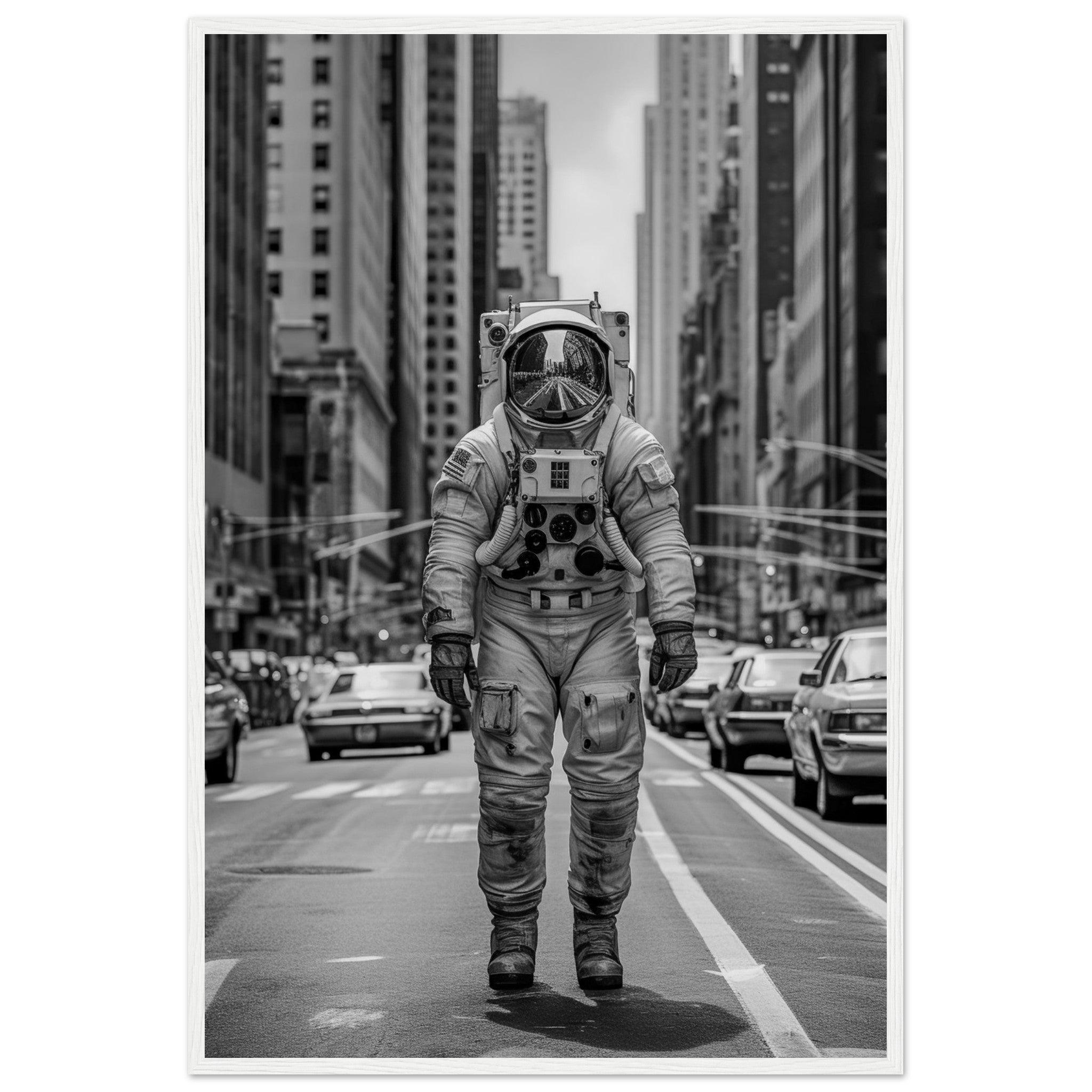 Astronaut NYC - Printree.ch AI, Andri Hofmann, Poster, Raumfahrt