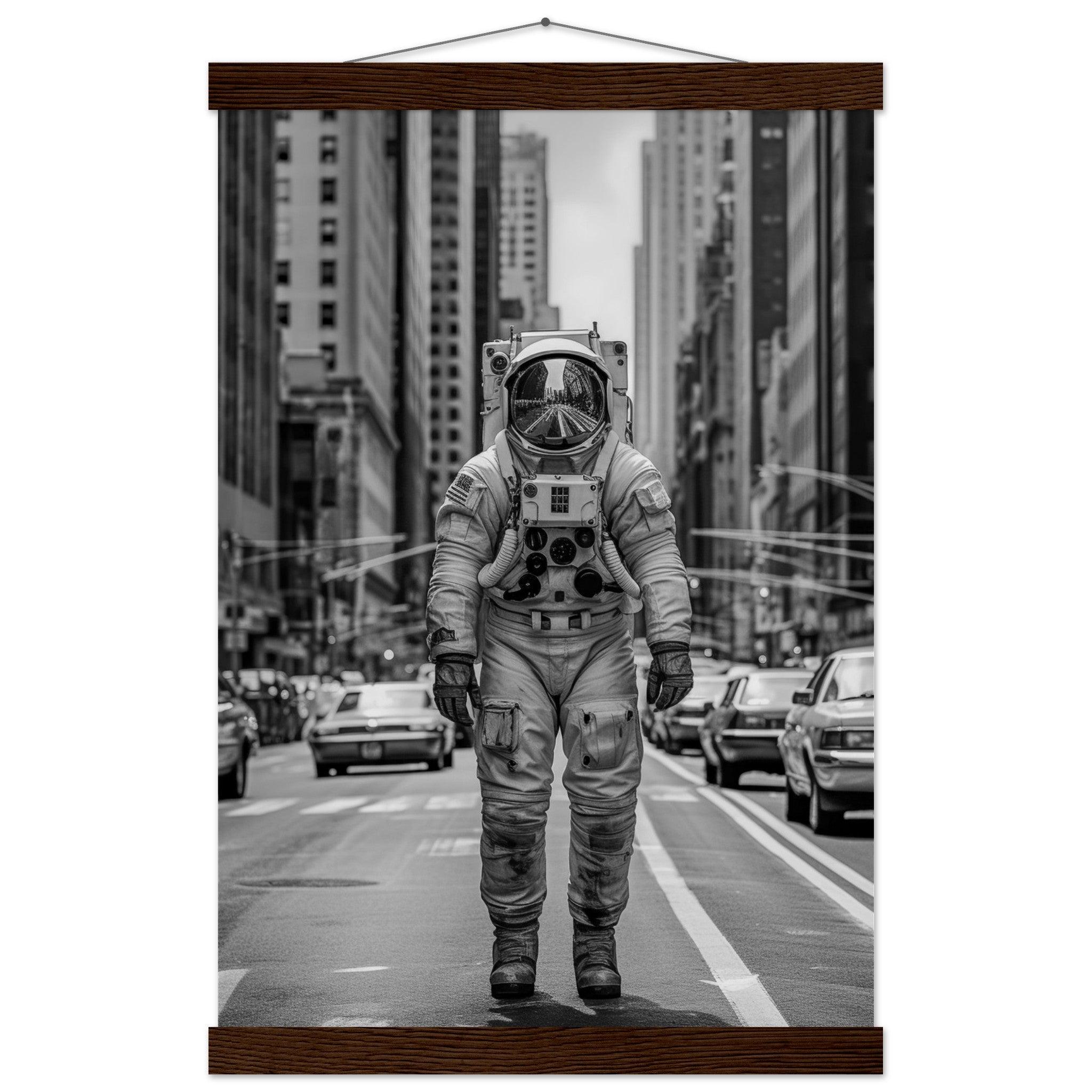 Astronaut NYC - Printree.ch AI, Andri Hofmann, Poster, Raumfahrt