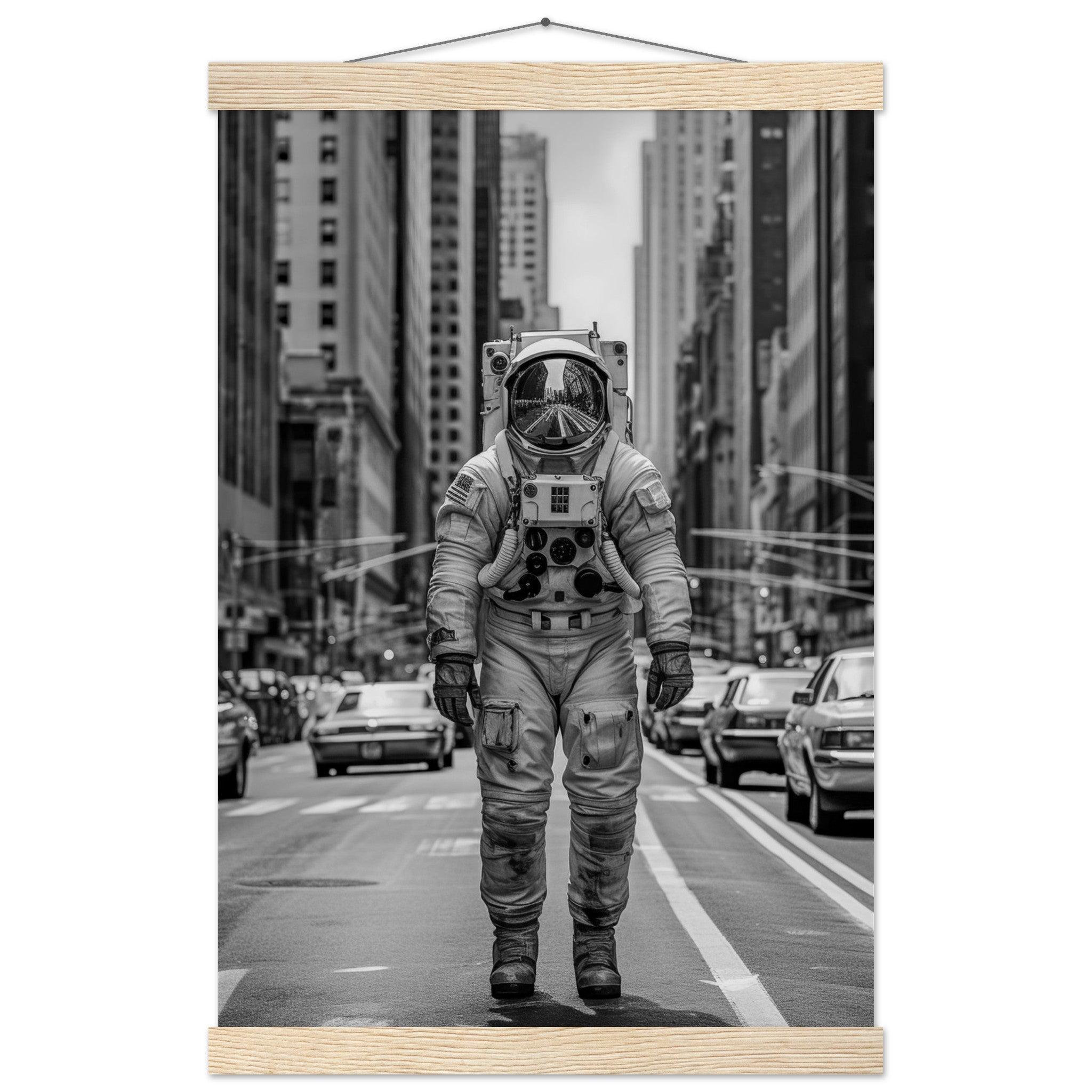 Astronaut NYC - Printree.ch AI, Andri Hofmann, Poster, Raumfahrt