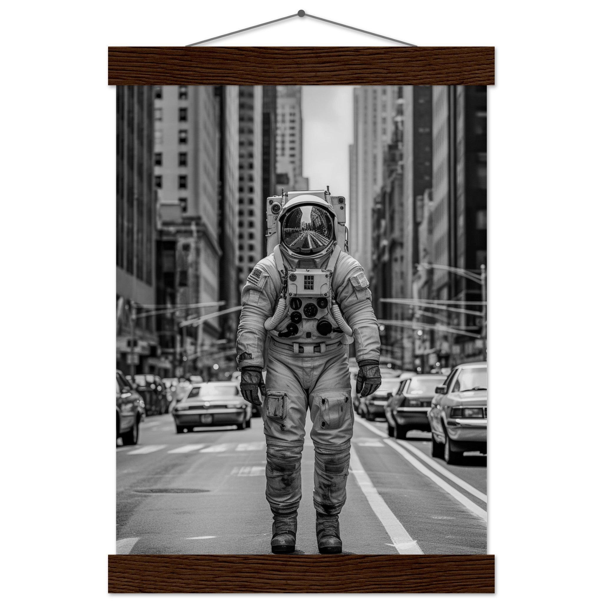 Astronaut NYC - Printree.ch AI, Andri Hofmann, Poster, Raumfahrt