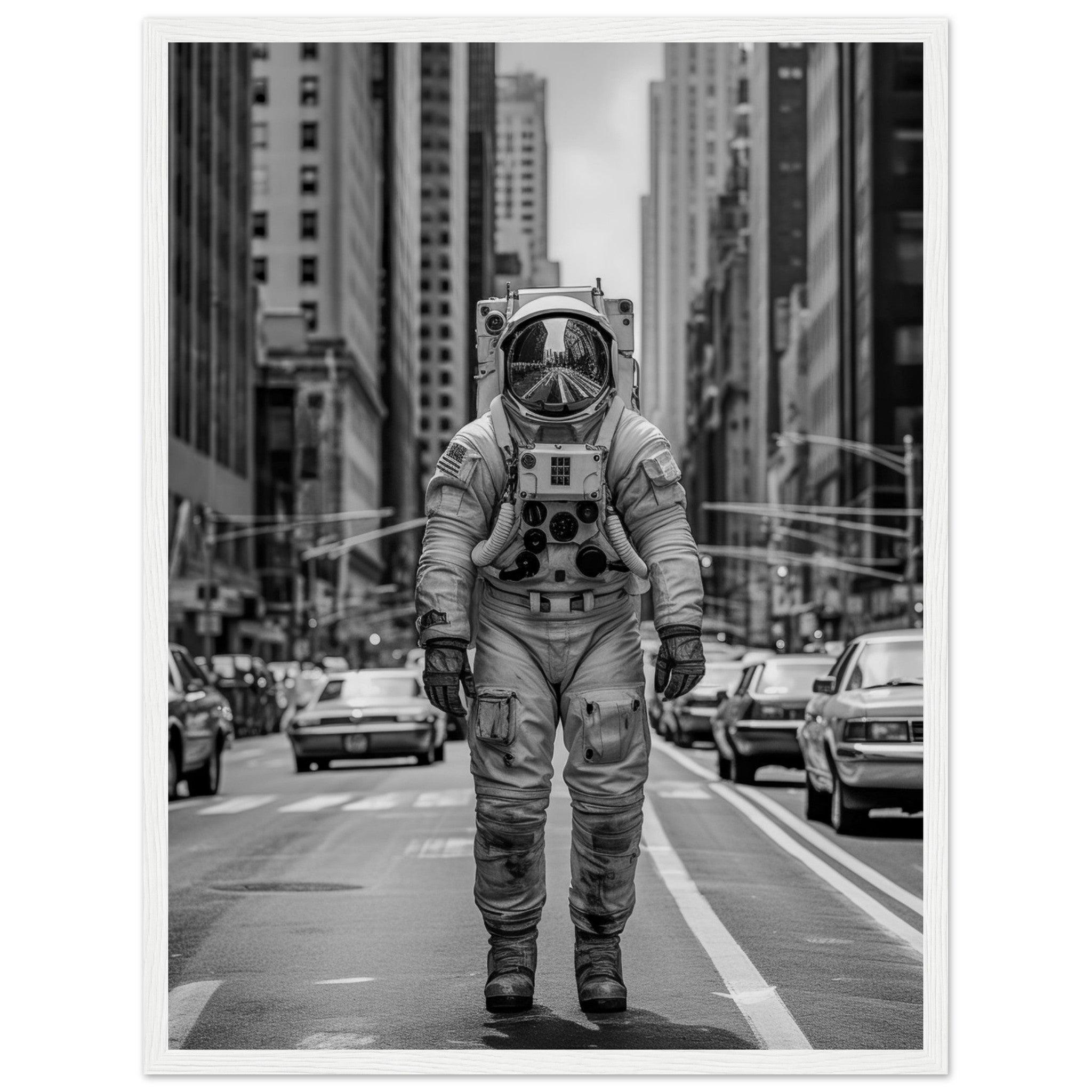 Astronaut NYC - Printree.ch AI, Andri Hofmann, Poster, Raumfahrt