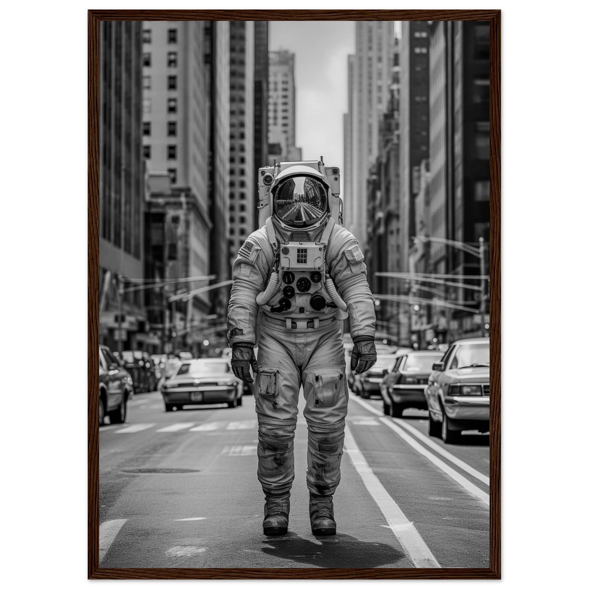 Astronaut NYC - Printree.ch AI, Andri Hofmann, Poster, Raumfahrt