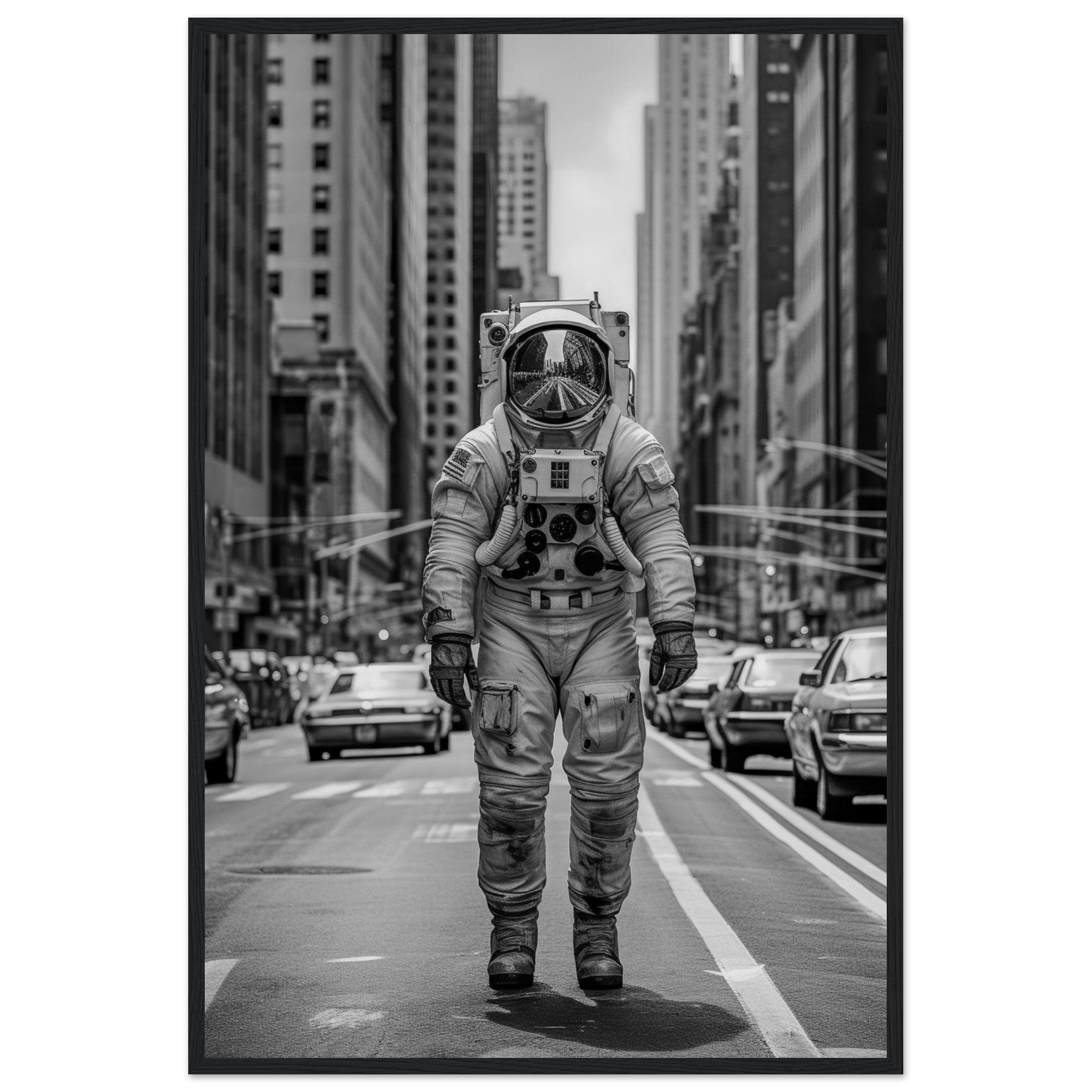 Astronaut NYC - Printree.ch AI, Andri Hofmann, Poster, Raumfahrt