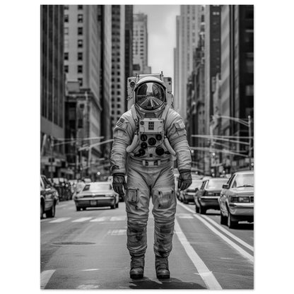 Astronaut NYC - Printree.ch AI, Andri Hofmann, Poster, Raumfahrt