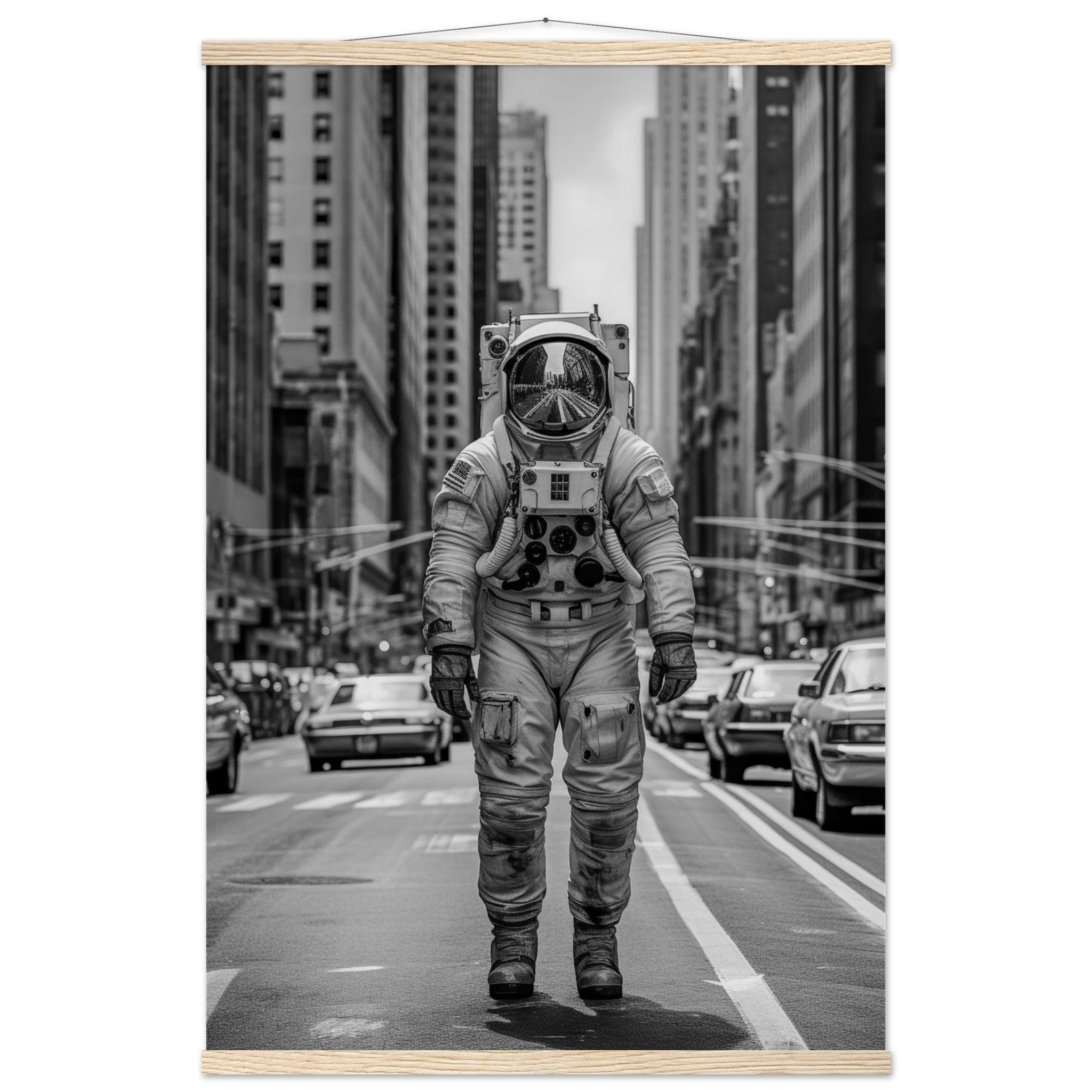 Astronaut NYC - Printree.ch AI, Andri Hofmann, Poster, Raumfahrt