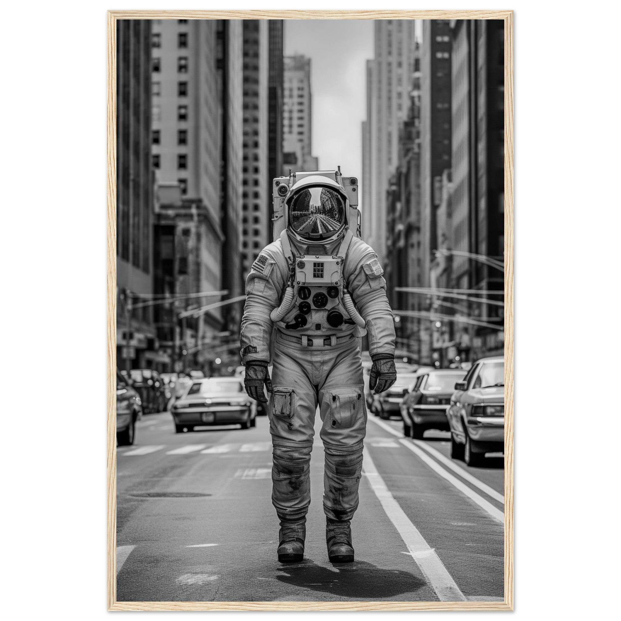 Astronaut NYC - Printree.ch AI, Andri Hofmann, Poster, Raumfahrt