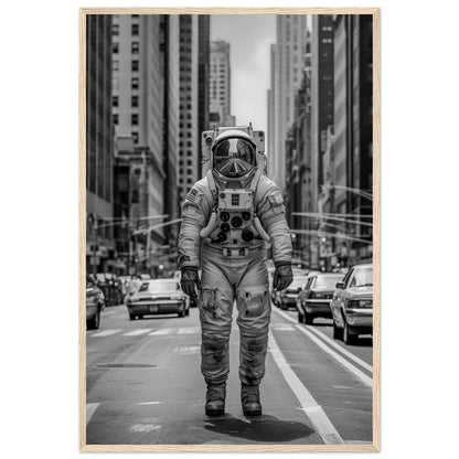 Astronaut NYC - Printree.ch AI, Andri Hofmann, Poster, Raumfahrt