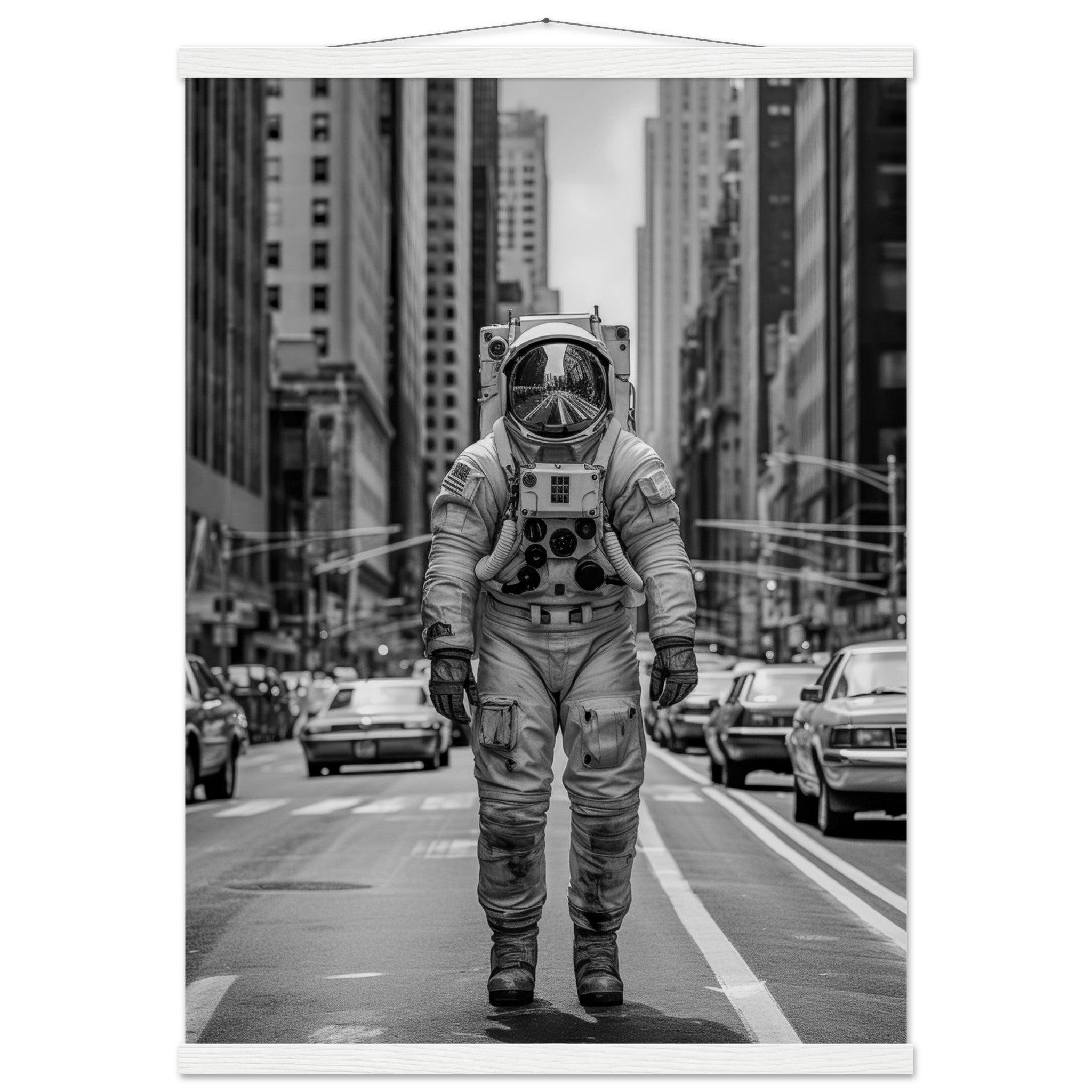 Astronaut NYC - Printree.ch AI, Andri Hofmann, Poster, Raumfahrt