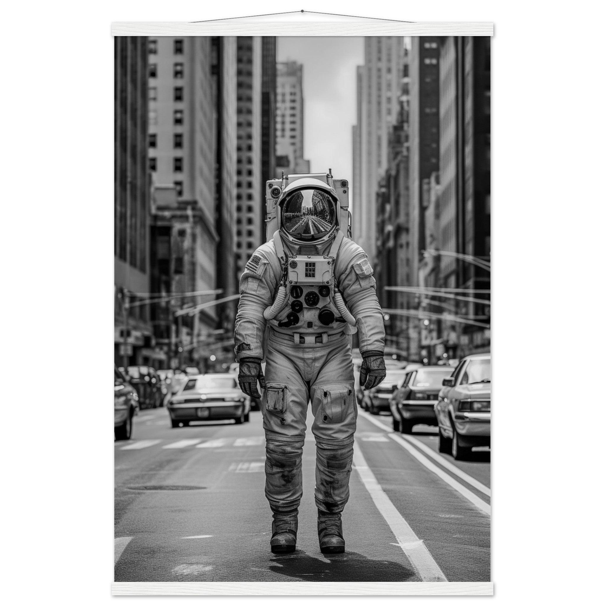 Astronaut NYC - Printree.ch AI, Andri Hofmann, Poster, Raumfahrt