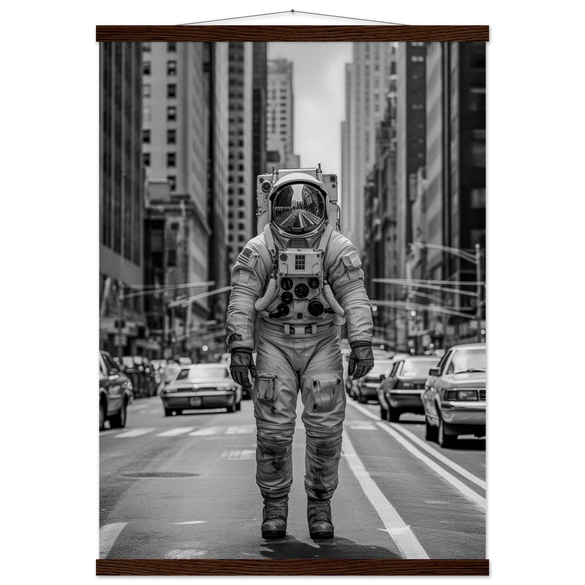 Astronaut NYC - Printree.ch AI, Andri Hofmann, Poster, Raumfahrt