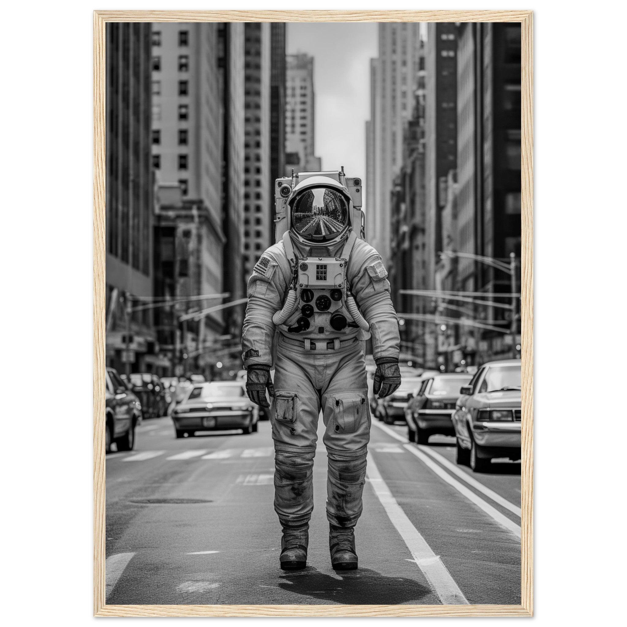 Astronaut NYC - Printree.ch AI, Andri Hofmann, Poster, Raumfahrt