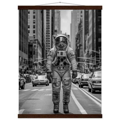 Astronaut NYC - Printree.ch AI, Andri Hofmann, Poster, Raumfahrt