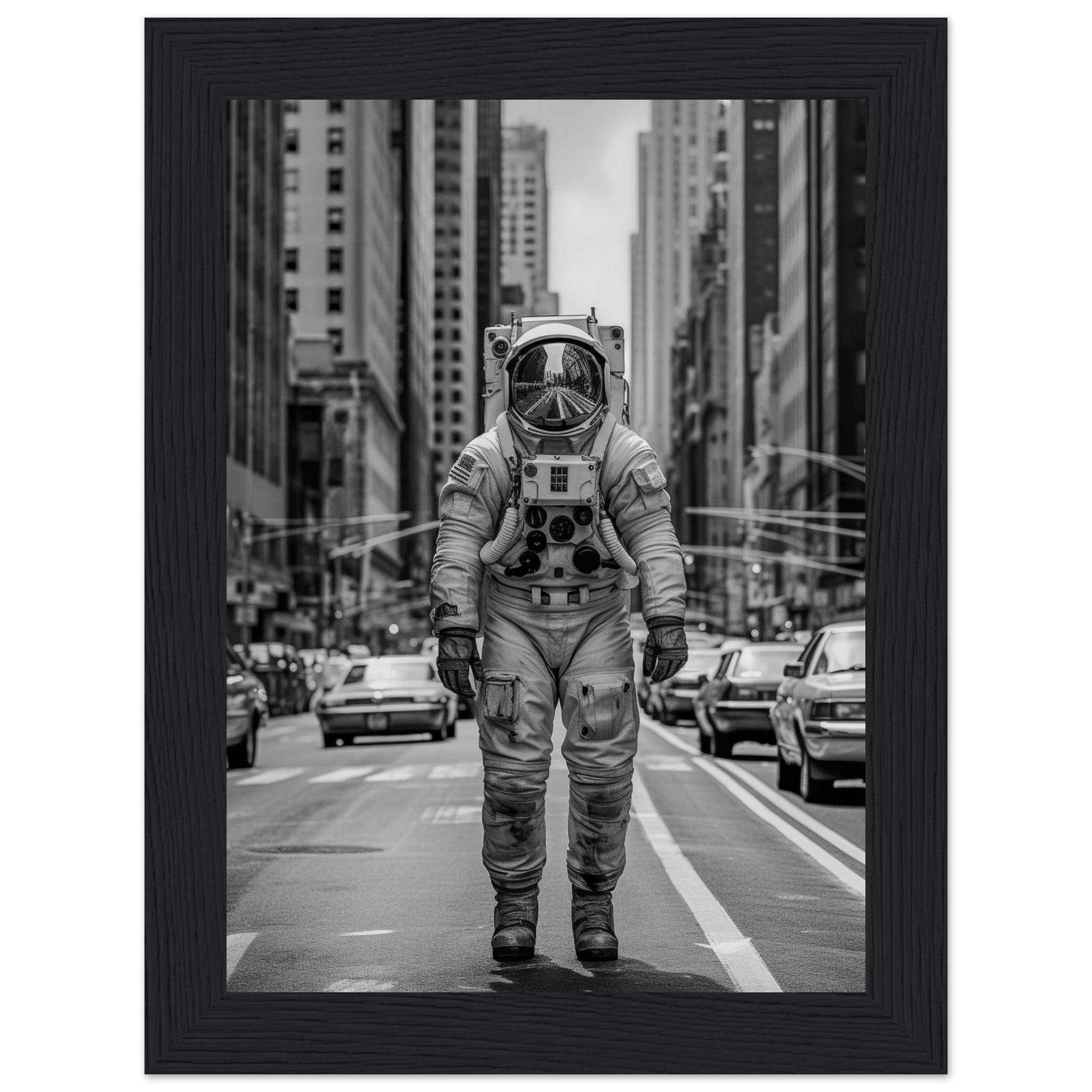 Astronaut NYC - Printree.ch AI, Andri Hofmann, Poster, Raumfahrt