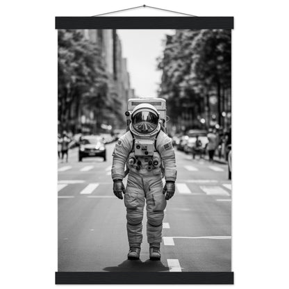 Astronaut Paris - Printree.ch AI, Andri Hofmann, Poster, Raumfahrt