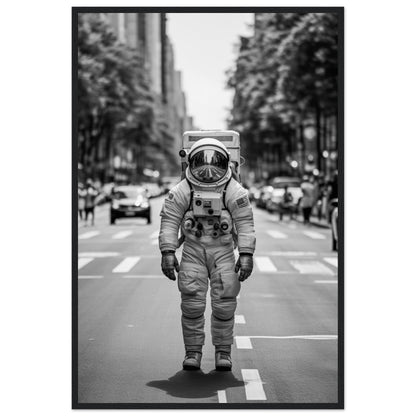 Astronaut Paris - Printree.ch AI, Andri Hofmann, Poster, Raumfahrt