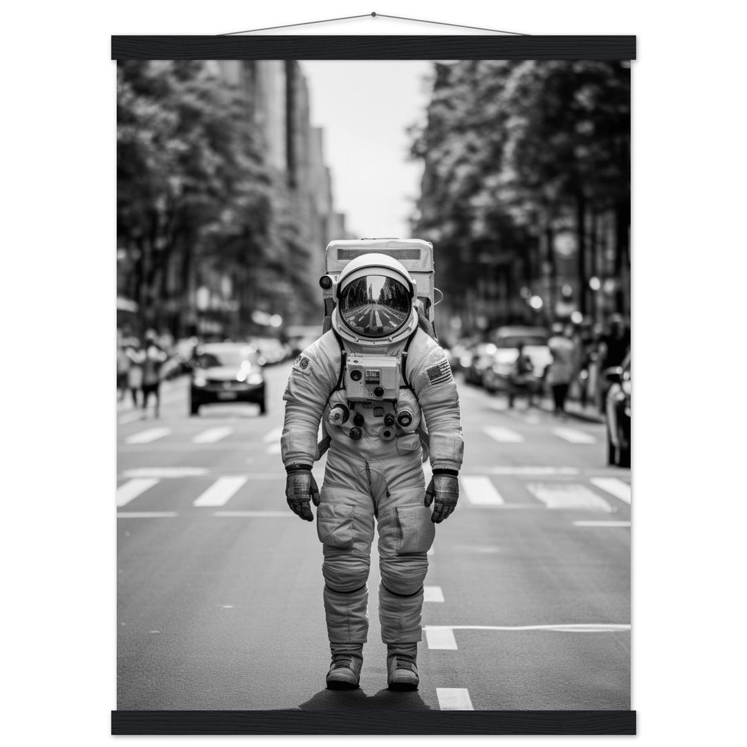Astronaut Paris - Printree.ch AI, Andri Hofmann, Poster, Raumfahrt