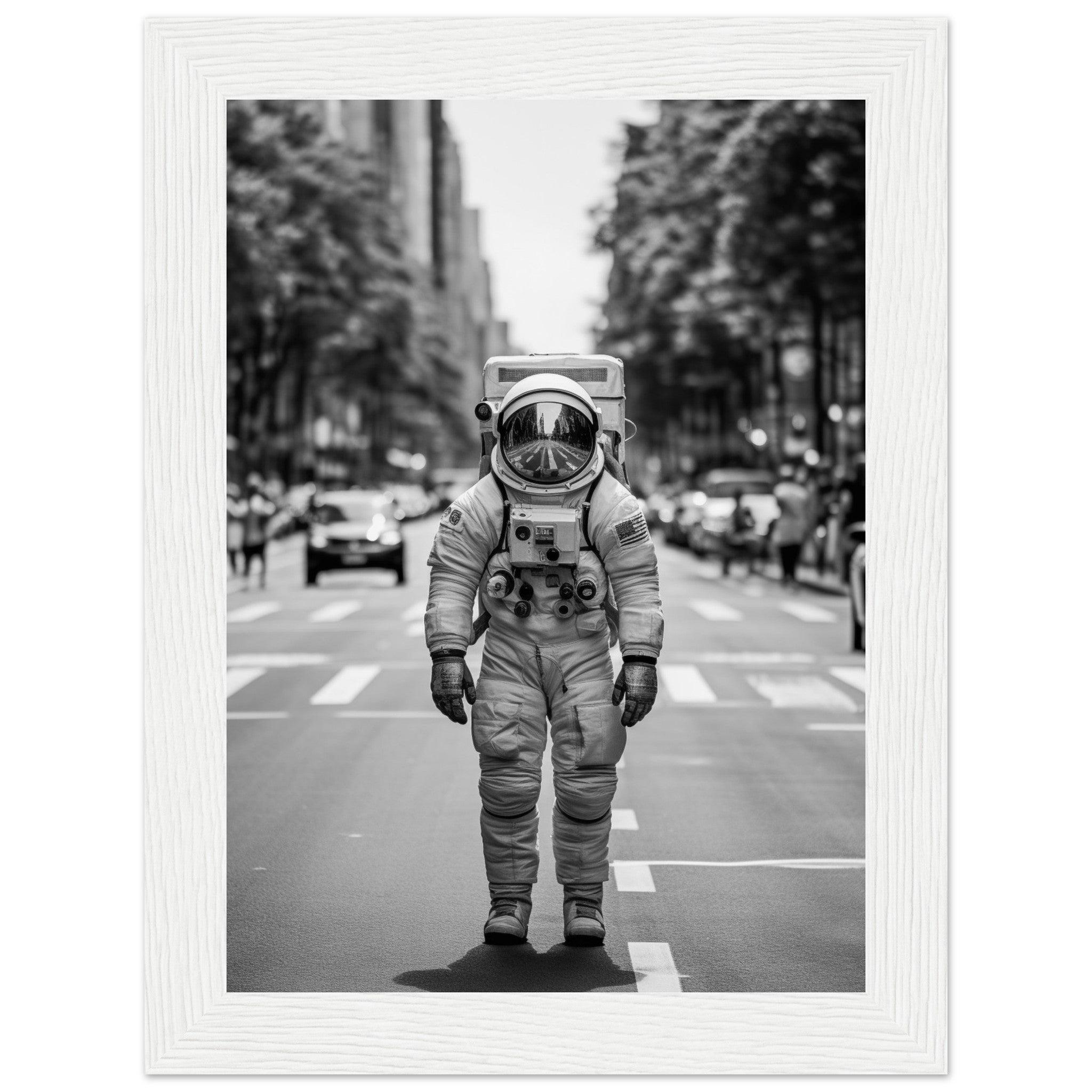 Astronaut Paris - Printree.ch AI, Andri Hofmann, Poster, Raumfahrt