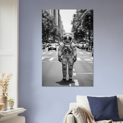 Astronaut Paris - Printree.ch AI, Andri Hofmann, Poster, Raumfahrt