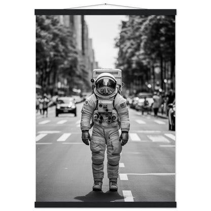 Astronaut Paris - Printree.ch AI, Andri Hofmann, Poster, Raumfahrt