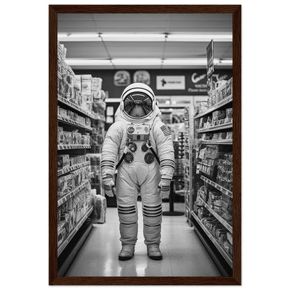 Astronaut Supermarket - Printree.ch AI, Andri Hofmann, Poster, Raumfahrt