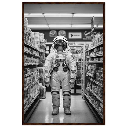 Astronaut Supermarket - Printree.ch AI, Andri Hofmann, Poster, Raumfahrt