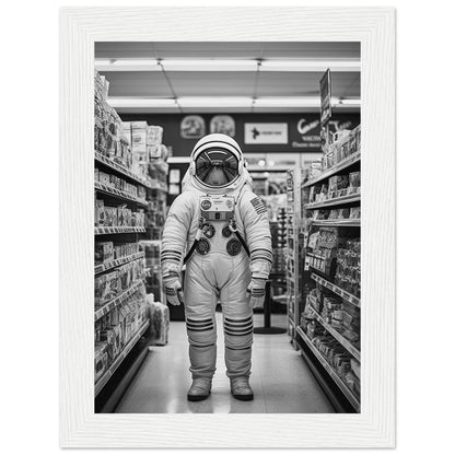 Astronaut Supermarket - Printree.ch AI, Andri Hofmann, Poster, Raumfahrt