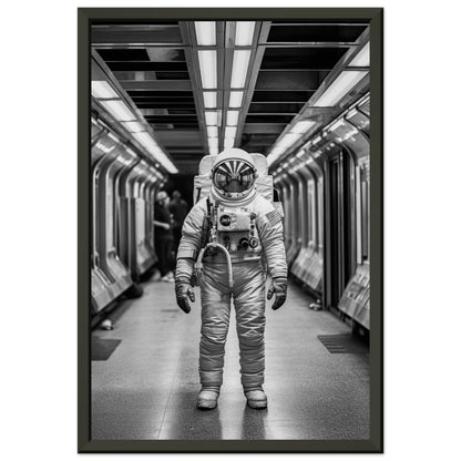 Astronaut Underground - Printree.ch AI, Andri Hofmann, Poster, Raumfahrt