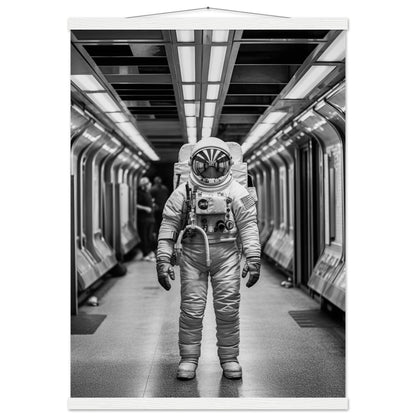 Astronaut Underground - Printree.ch AI, Andri Hofmann, Poster, Raumfahrt