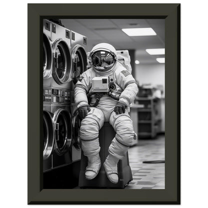 Astronaut Wäscherei (Laundry) - Printree.ch AI, Andri Hofmann, Poster, Raumfahrt