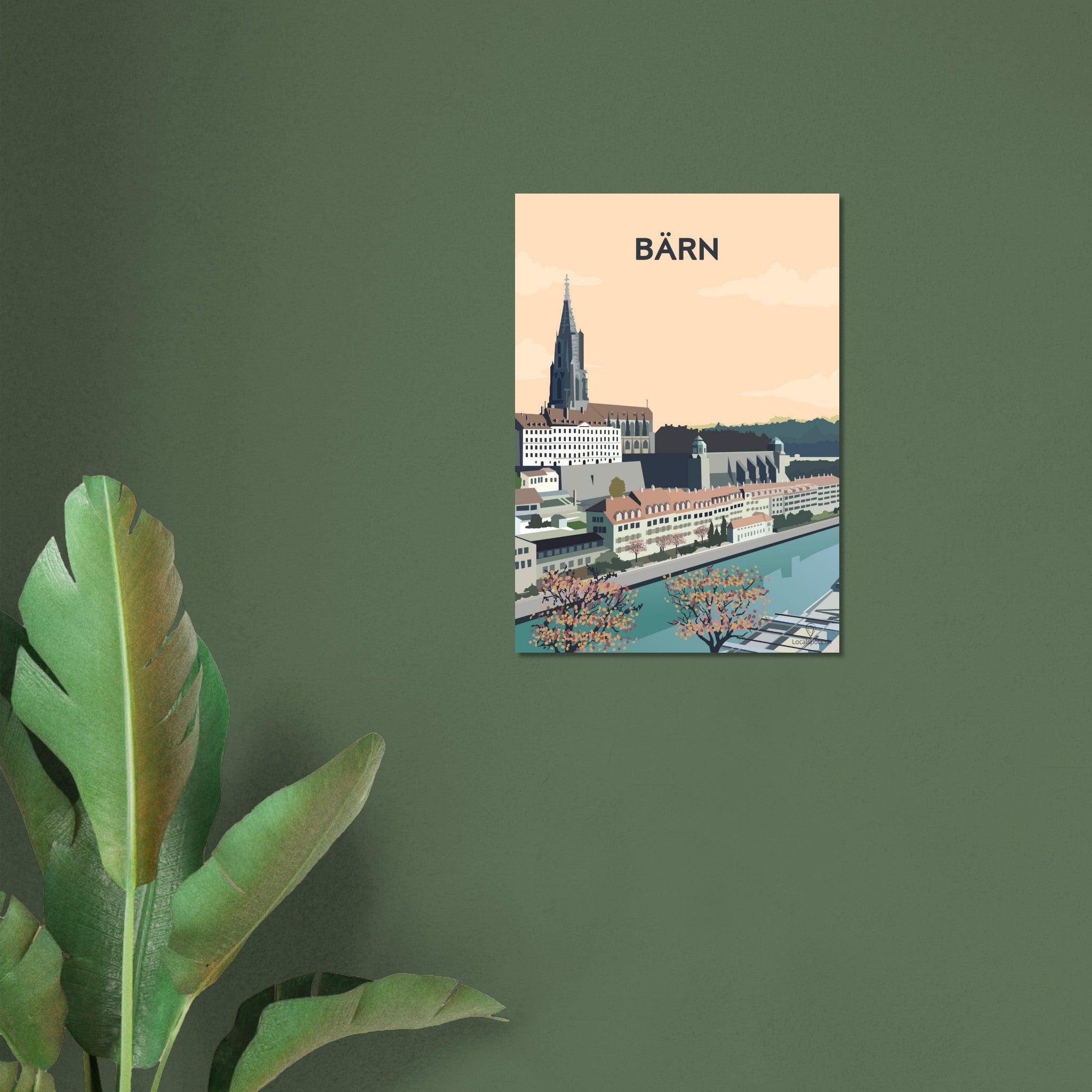 Bärn - Printree.ch bern, Localspot, Minimalismus, schweiz